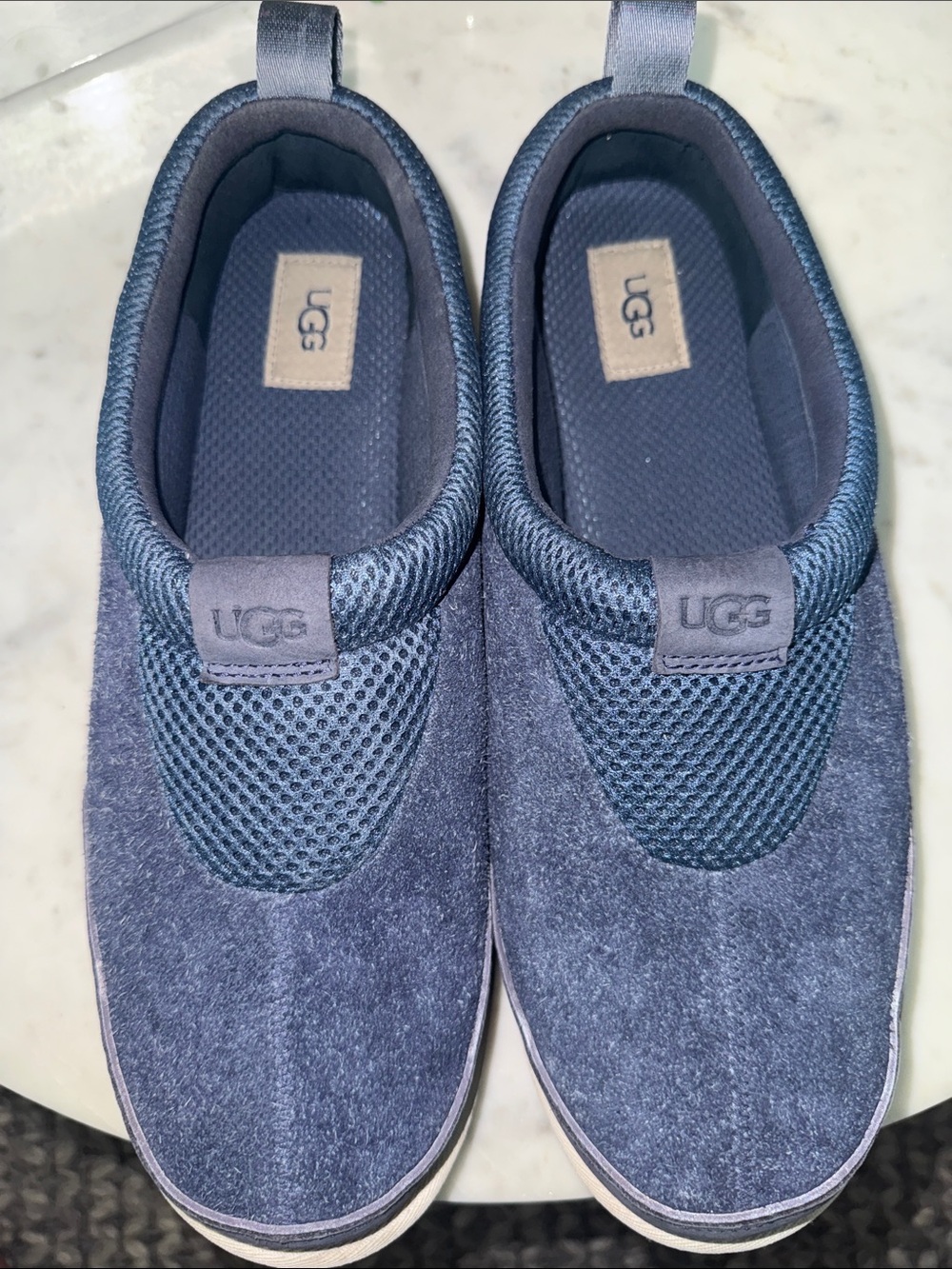 Men’s UGG Blue Slip-On Mesh & Felt Sneakers size 13